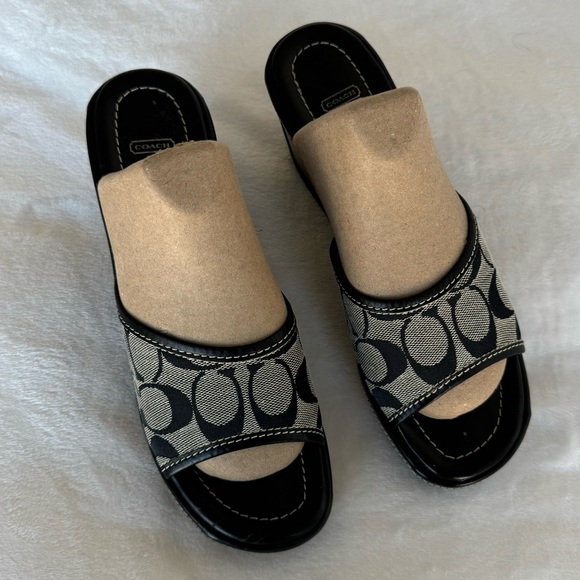Coach Monogram Wedges - Picture 2 of 4